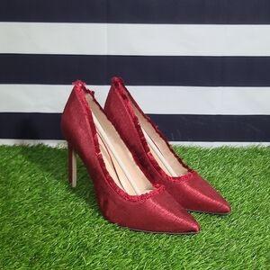 Nine West Red Fray Thayer Pumps
